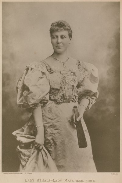 Lady Renals - Lady Mayoress, 1894-95 by English Photographer